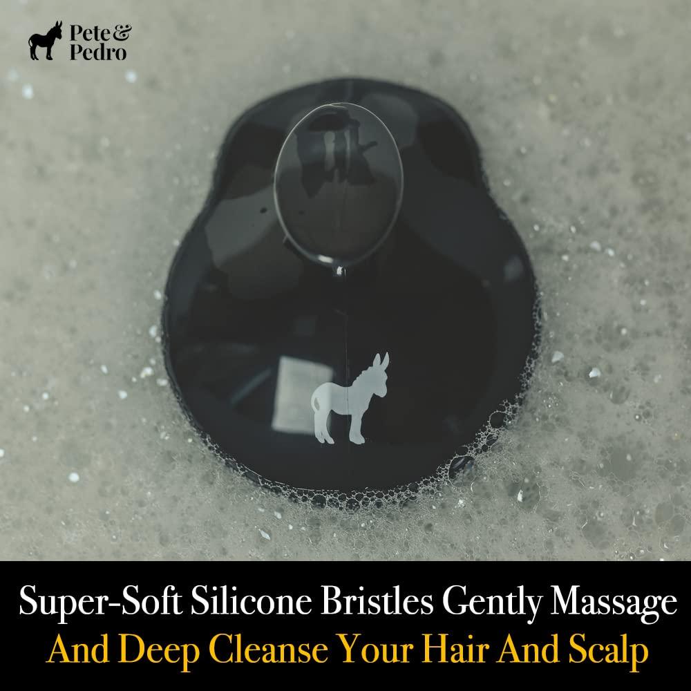 Masajeador de cuero cabelludo Pete & Pedro - Cepillo de champú