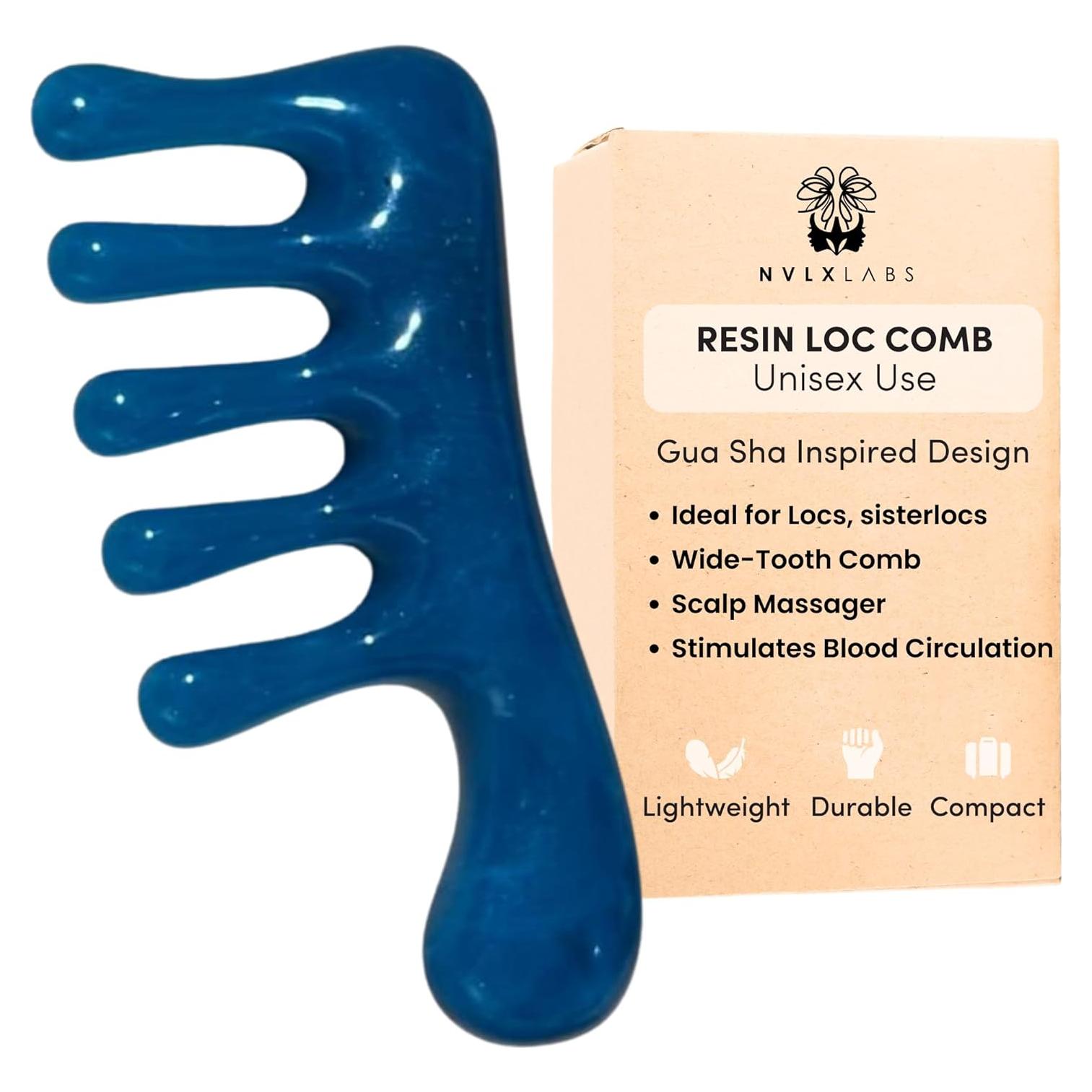 Peine Loc NVLX LABS - Masajeador Cuero Cabelludo 10.8 cm