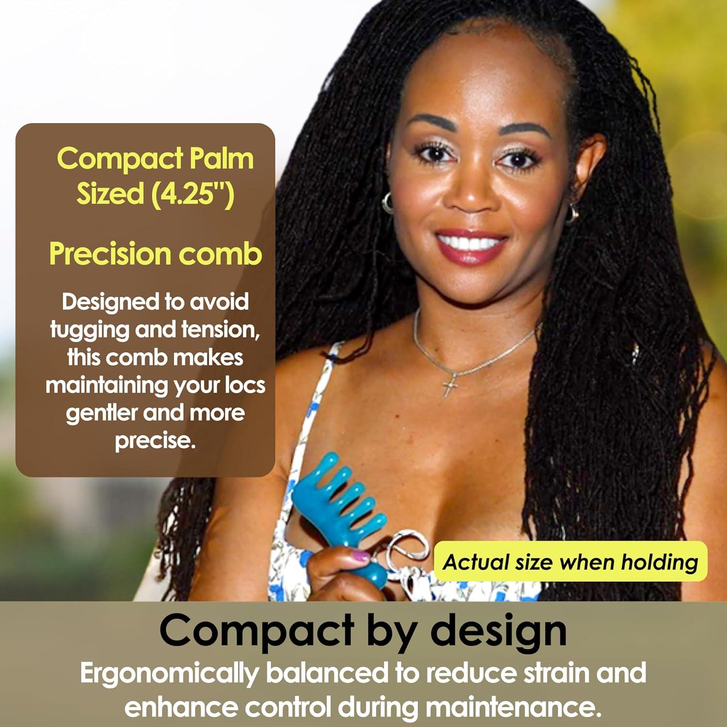 Peine Loc NVLX LABS - Masajeador Cuero Cabelludo 10.8 cm