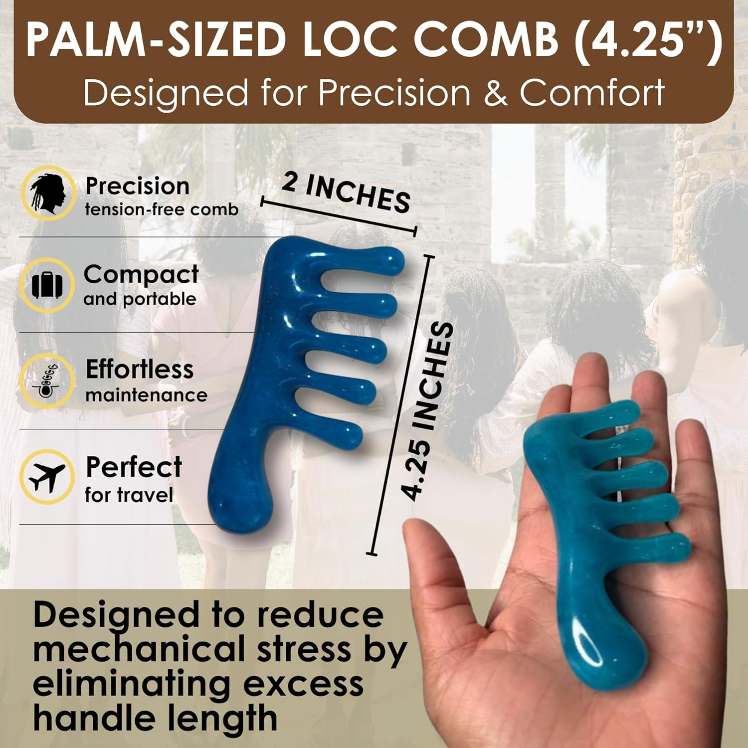 Peine Loc NVLX LABS - Masajeador Cuero Cabelludo 10.8 cm