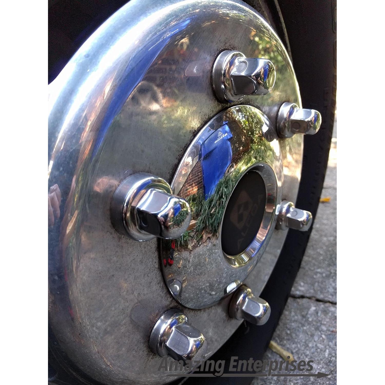 Cubiertas de Tuercas de Rueda Alcoa 19mm Acero Inoxidable (5 Pzas)