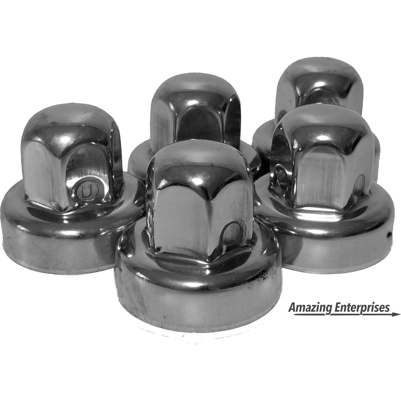 Cubiertas de Tuercas de Rueda Alcoa 19mm Acero Inoxidable (5 Pzas)