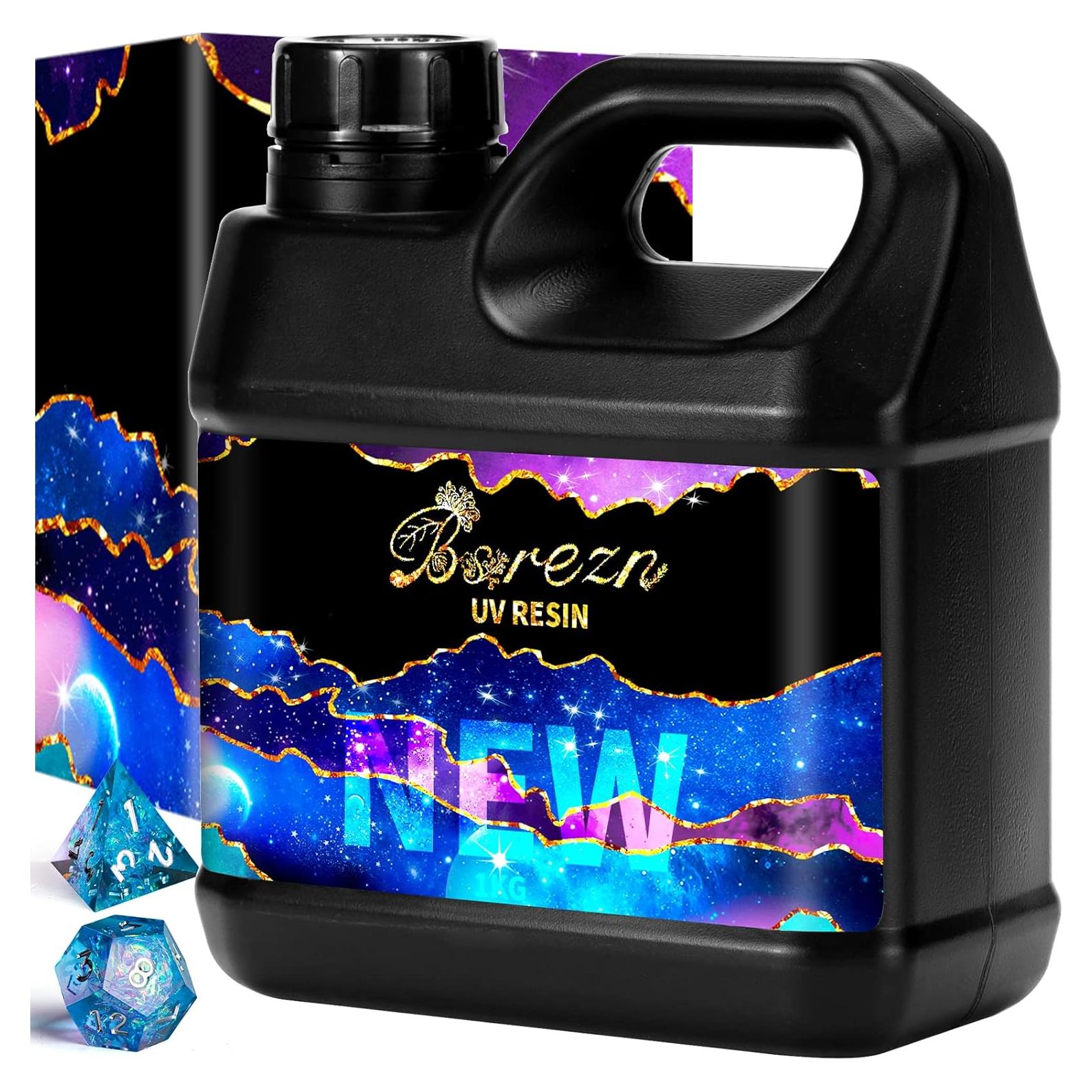 Resina UV Dura 1000g Bsrezn para Fabricación de Joyas