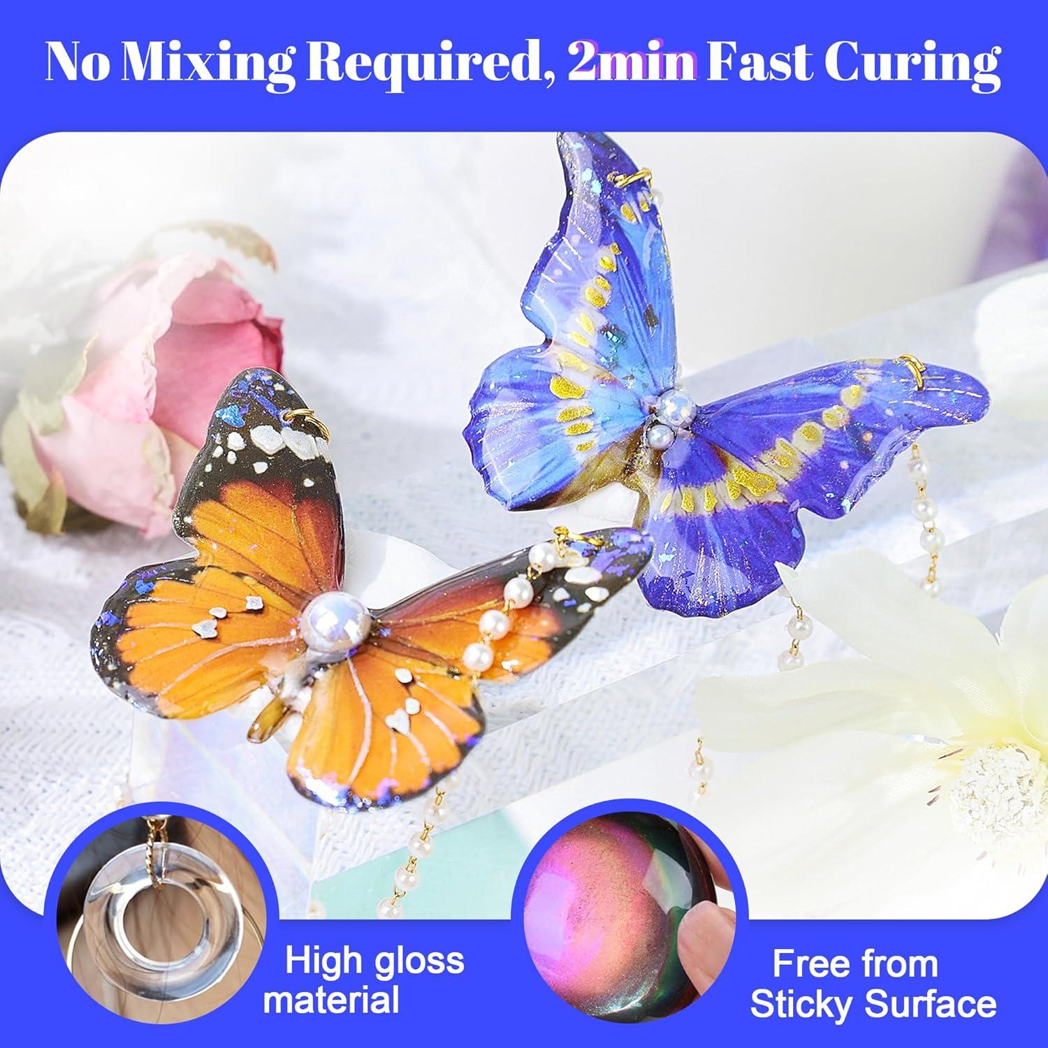 Resina UV Dura 1000g Bsrezn para Fabricación de Joyas