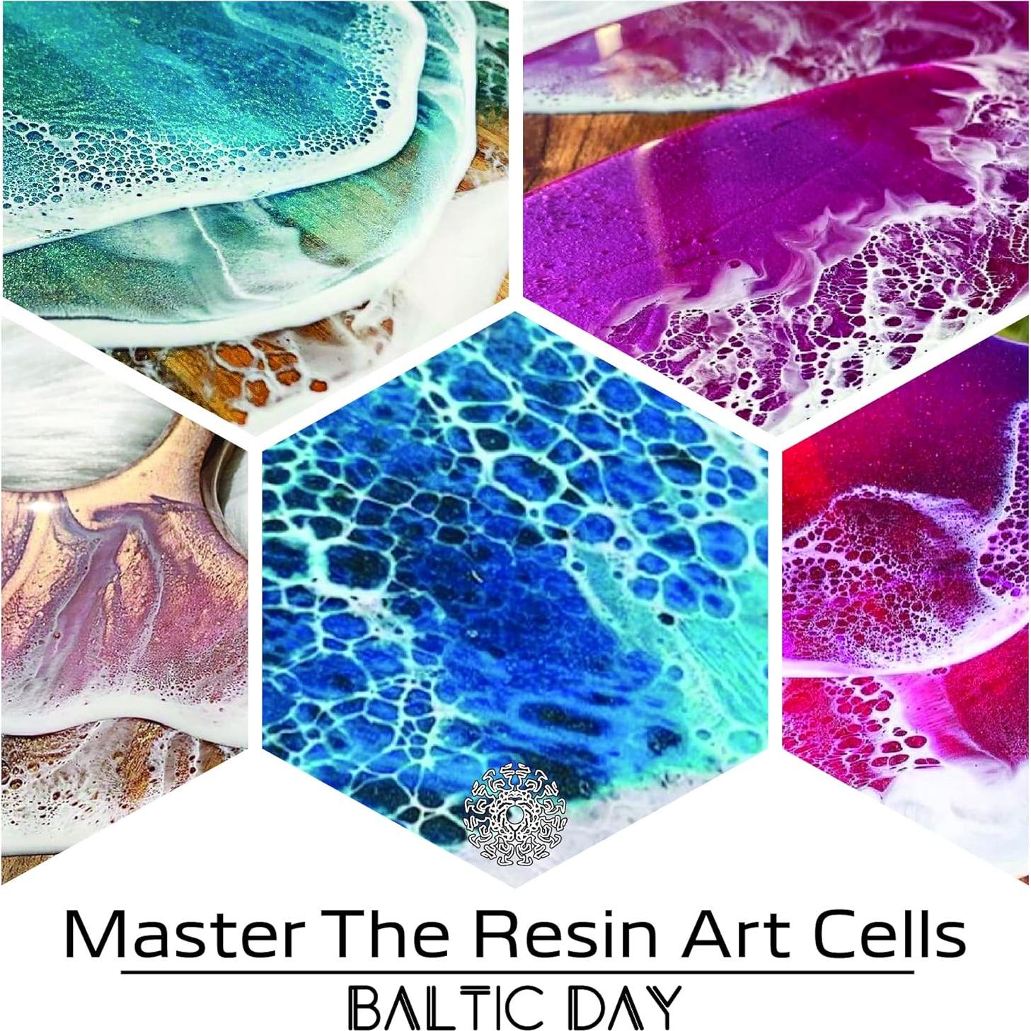 50 Pastas de Pigmento para Resina Epóxica Baltic Day 20g