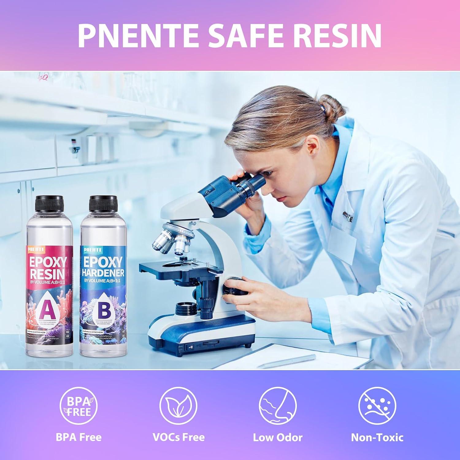 Resina Epóxica Pnente 473ml Autonivelante UV 5 Años