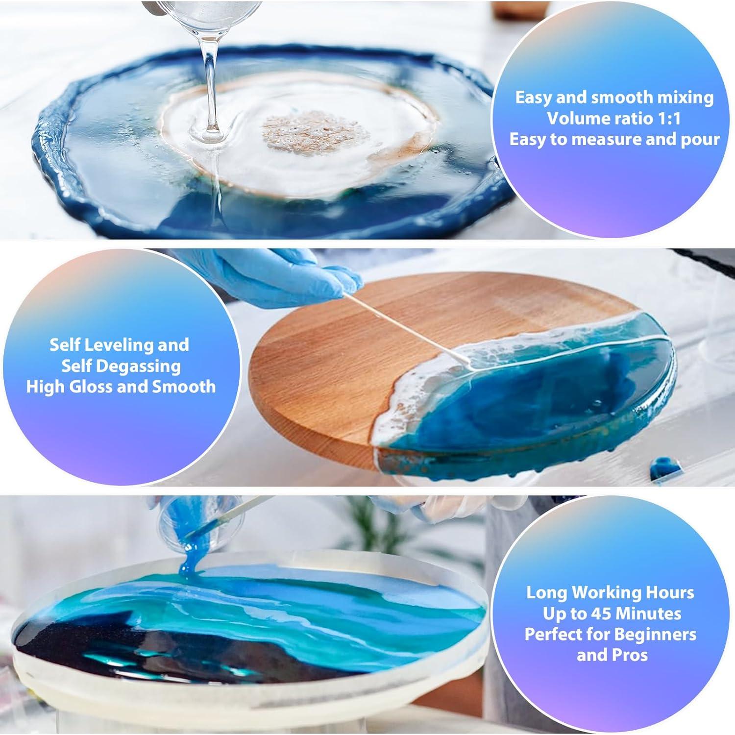 Resina Epóxica Pnente 473ml Autonivelante UV 5 Años