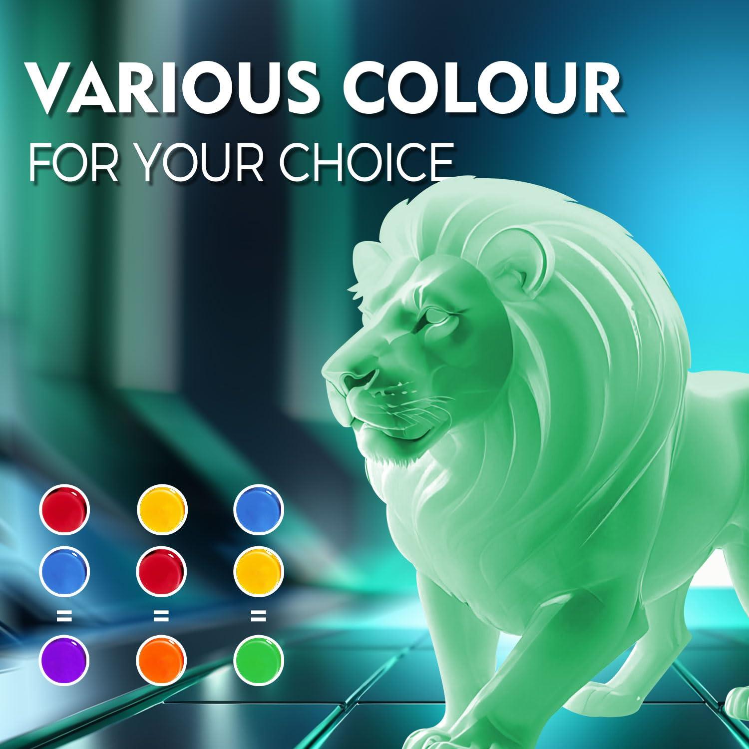 Tinte de Resina 3D Sailsea 1000ml + 60ml Fluorescente UV