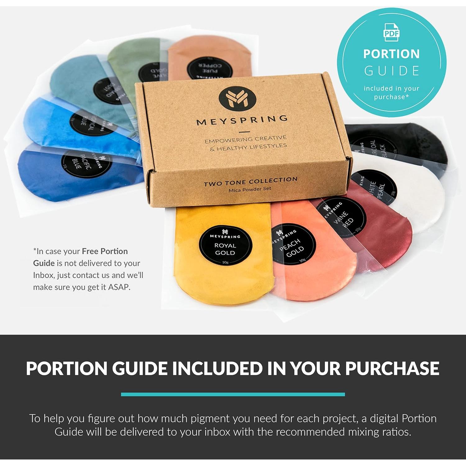 Polvo de Mica MEYSPRING para Resina Epóxica - 100g Multicolor