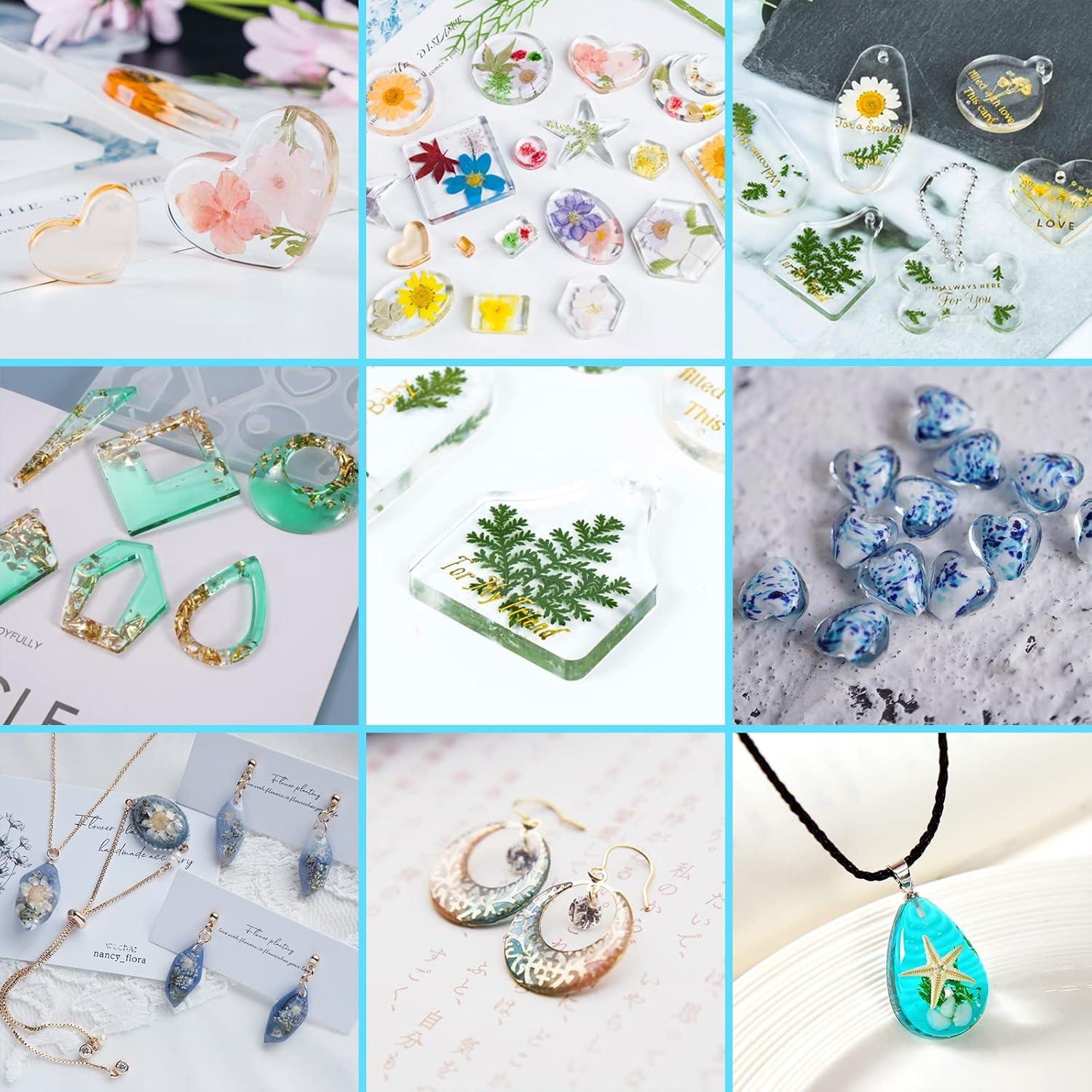 Kit de Resina UV 100g con Linterna LED para Joyería DIY