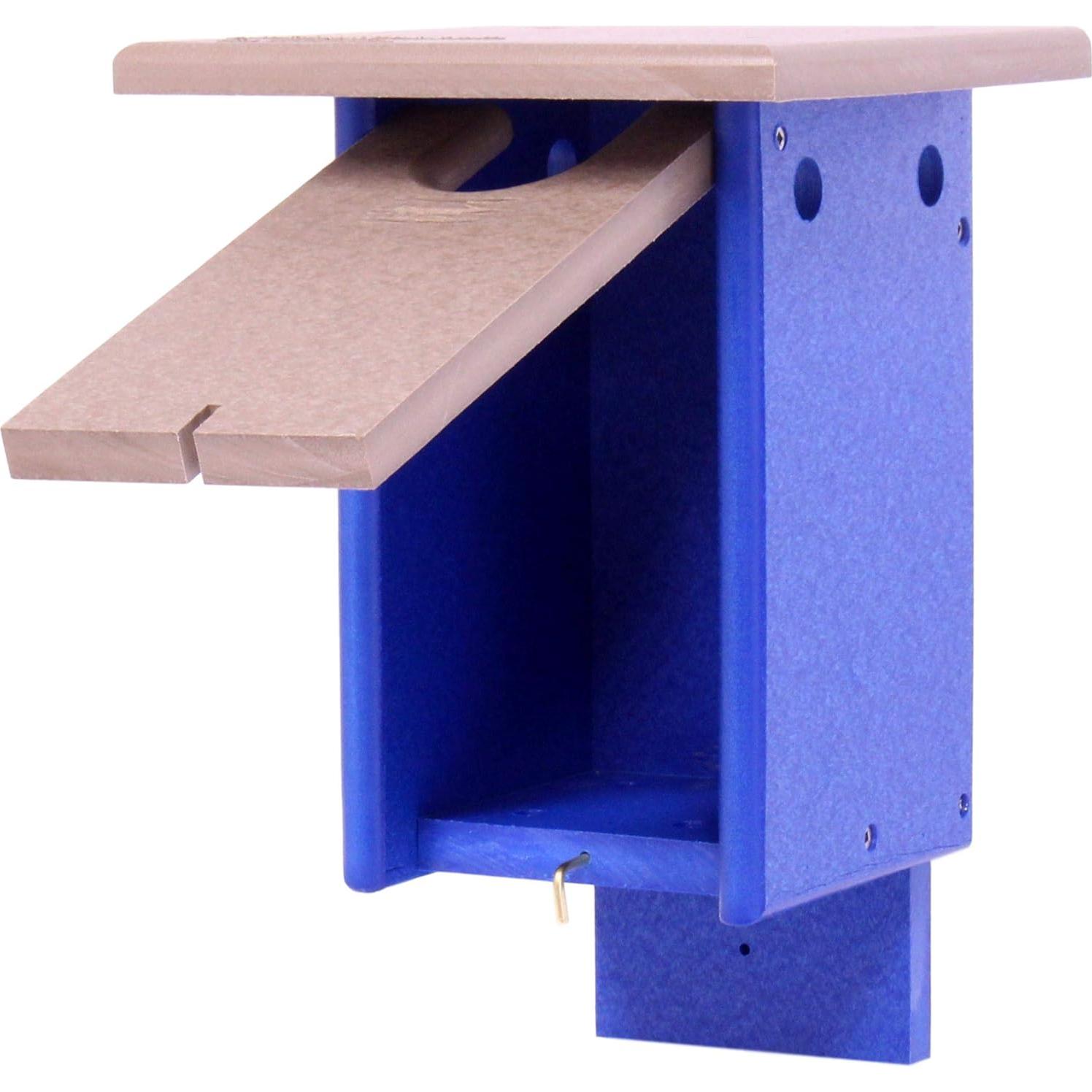 Casa para Pájaros Bluebird AmishToyBox, Madera Reciclada 17.78x17.78x27.94cm