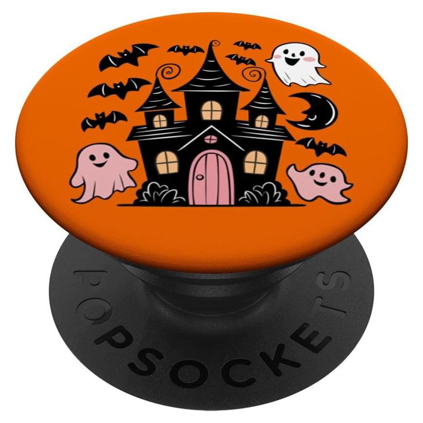 PopSockets PopGrip Estándar Fantasmas Halloween Murciélagos