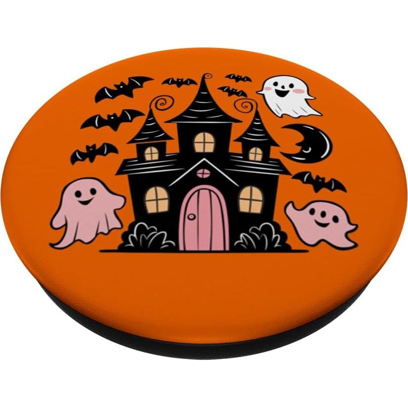 PopSockets PopGrip Estándar Fantasmas Halloween Murciélagos