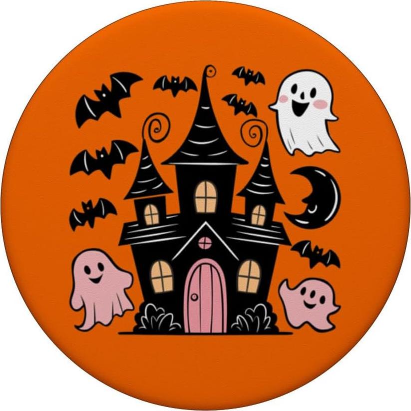 PopSockets PopGrip Estándar Fantasmas Halloween Murciélagos