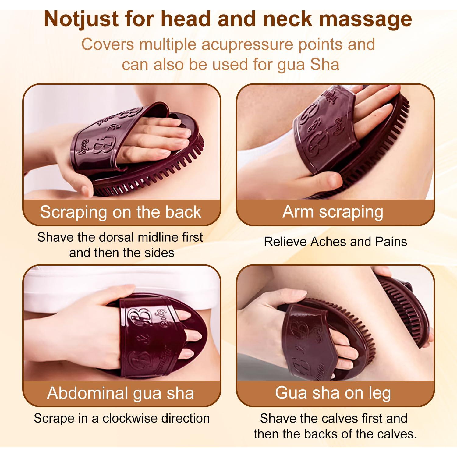 Cepillo de Masaje Meridian 2 Piezas para Relajación Corporal