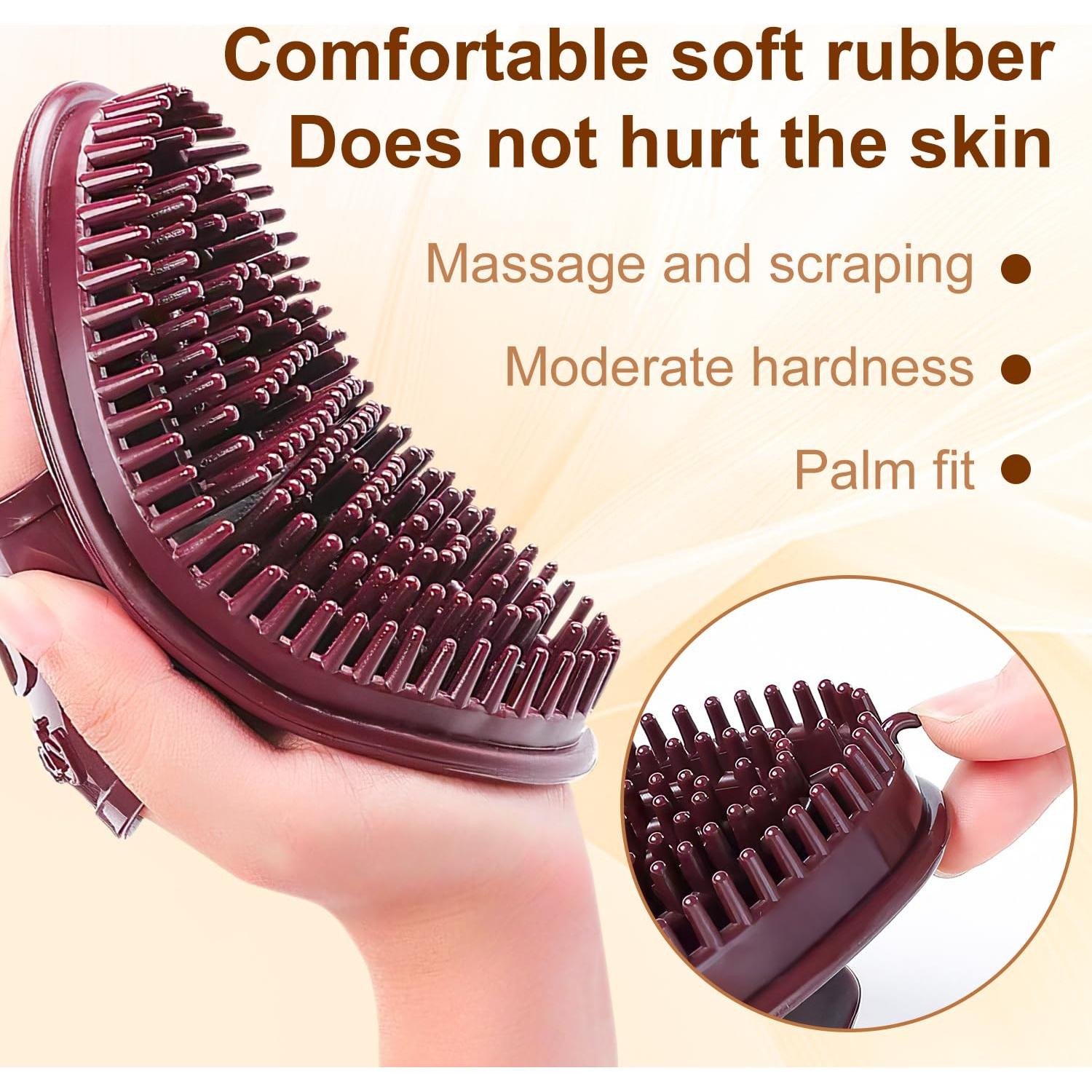 Cepillo de Masaje Meridian 2 Piezas para Relajación Corporal