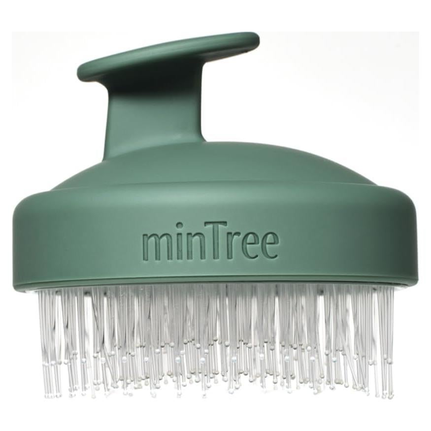 Masajeador de cuero cabelludo minTree - Cepillo exfoliante 8x8cm