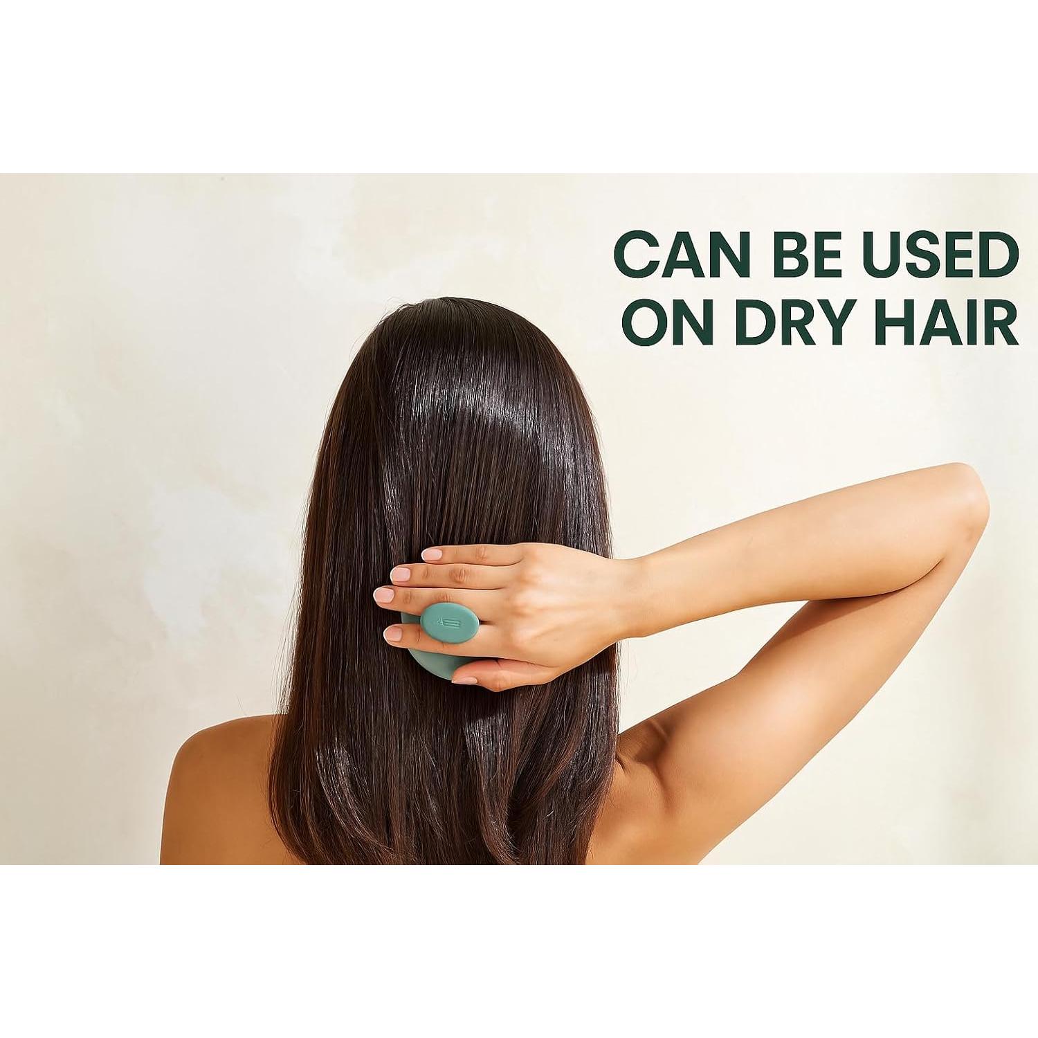 Masajeador de cuero cabelludo minTree - Cepillo exfoliante 8x8cm