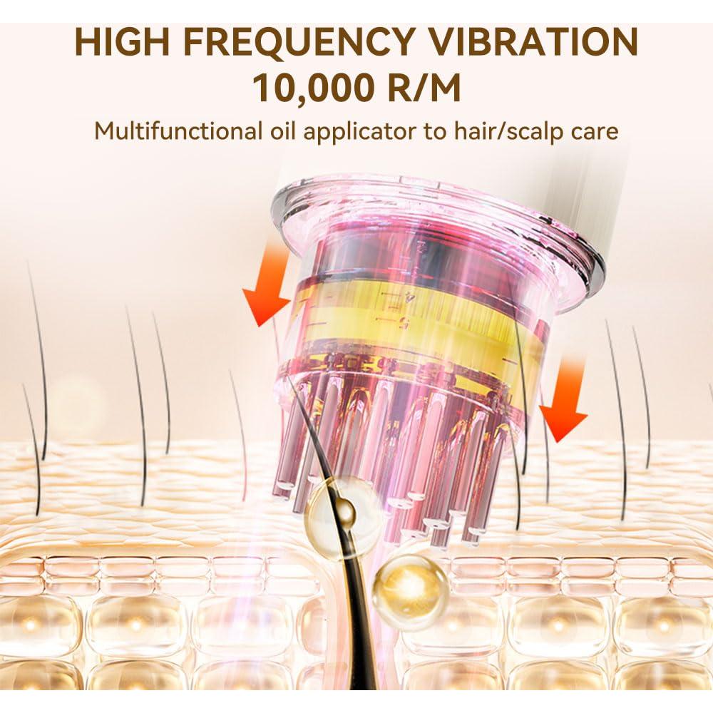 Aplicador de Aceite Eléctrico Kimairay para Cabello 2 en 1