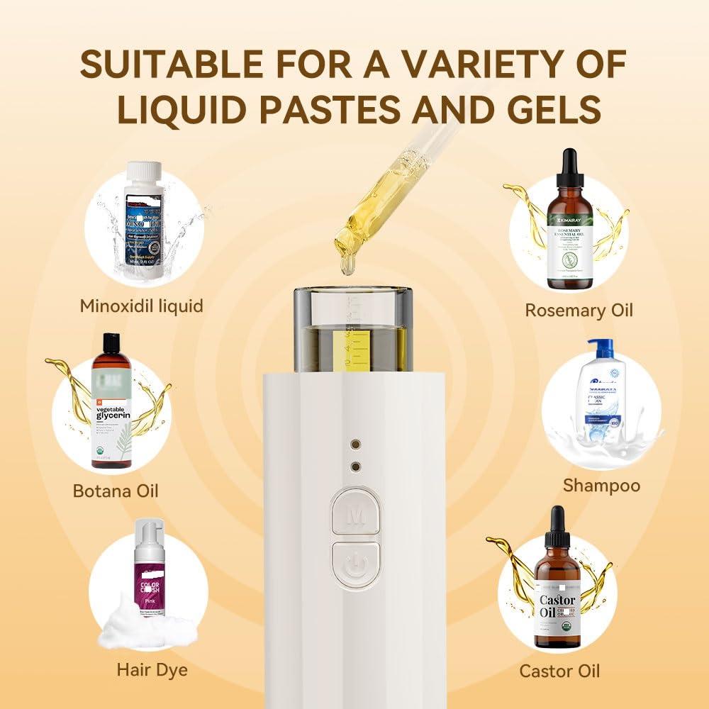 Aplicador de Aceite Eléctrico Kimairay para Cabello 2 en 1