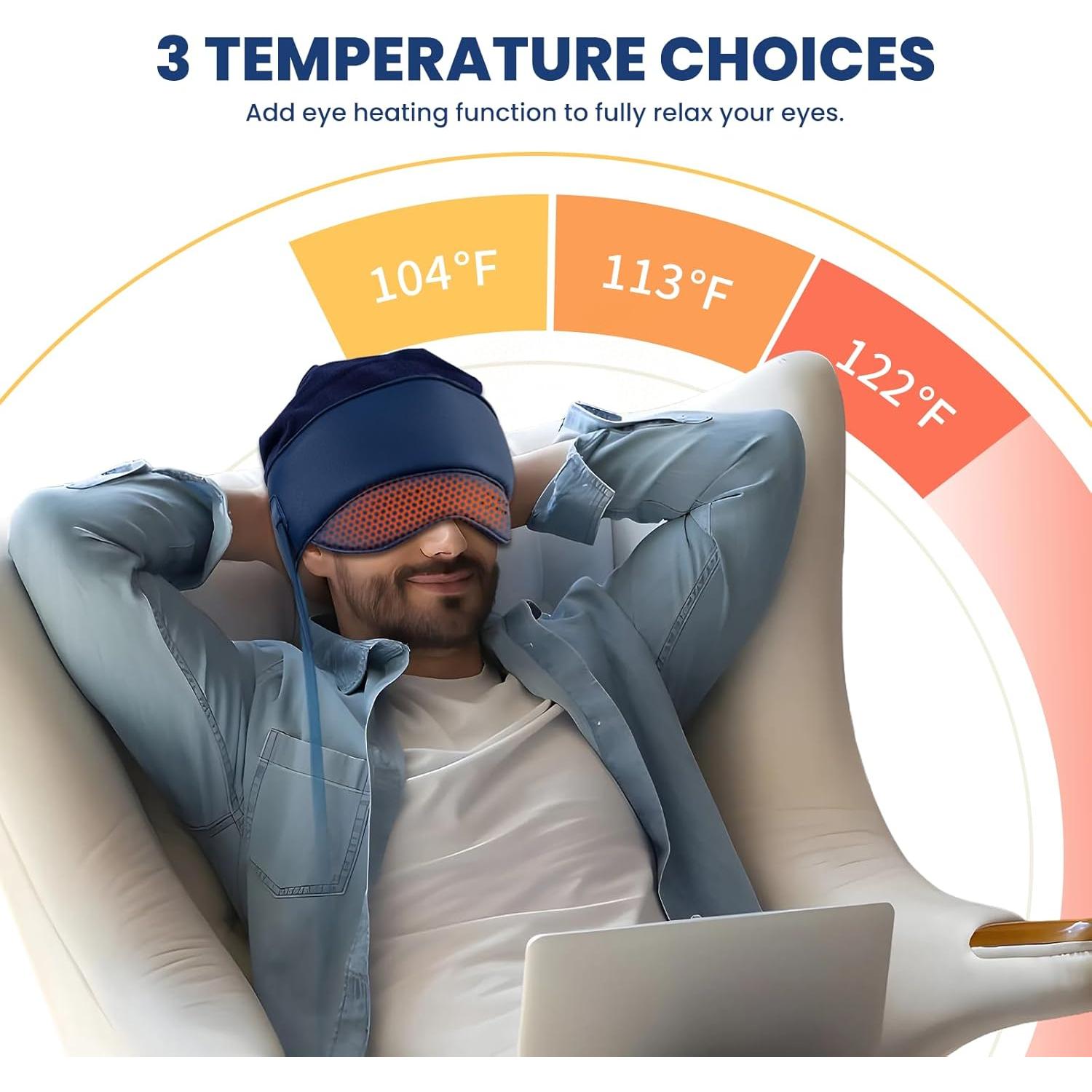 Masajeador de Cabeza y Ojos TEMPTIPS JK-02 Recargable