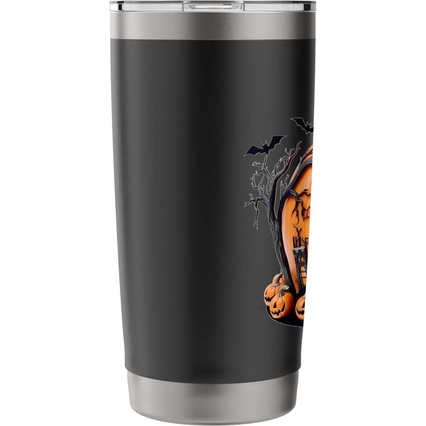 Taza Aislada Halloween 20 oz Acero Inoxidable Negra
