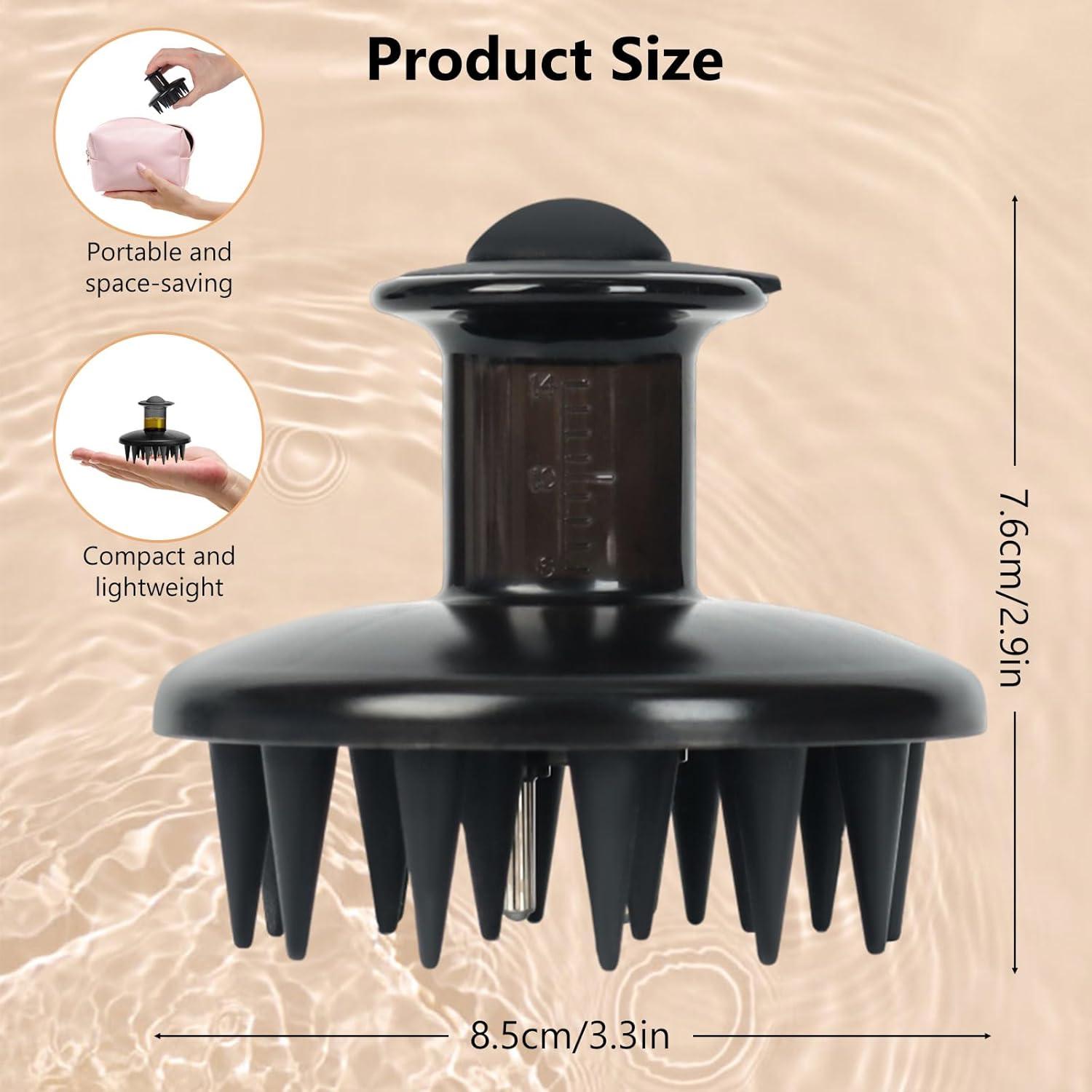 Aplicador de Aceite para Cabello Vilike 2 en 1 Masajeador