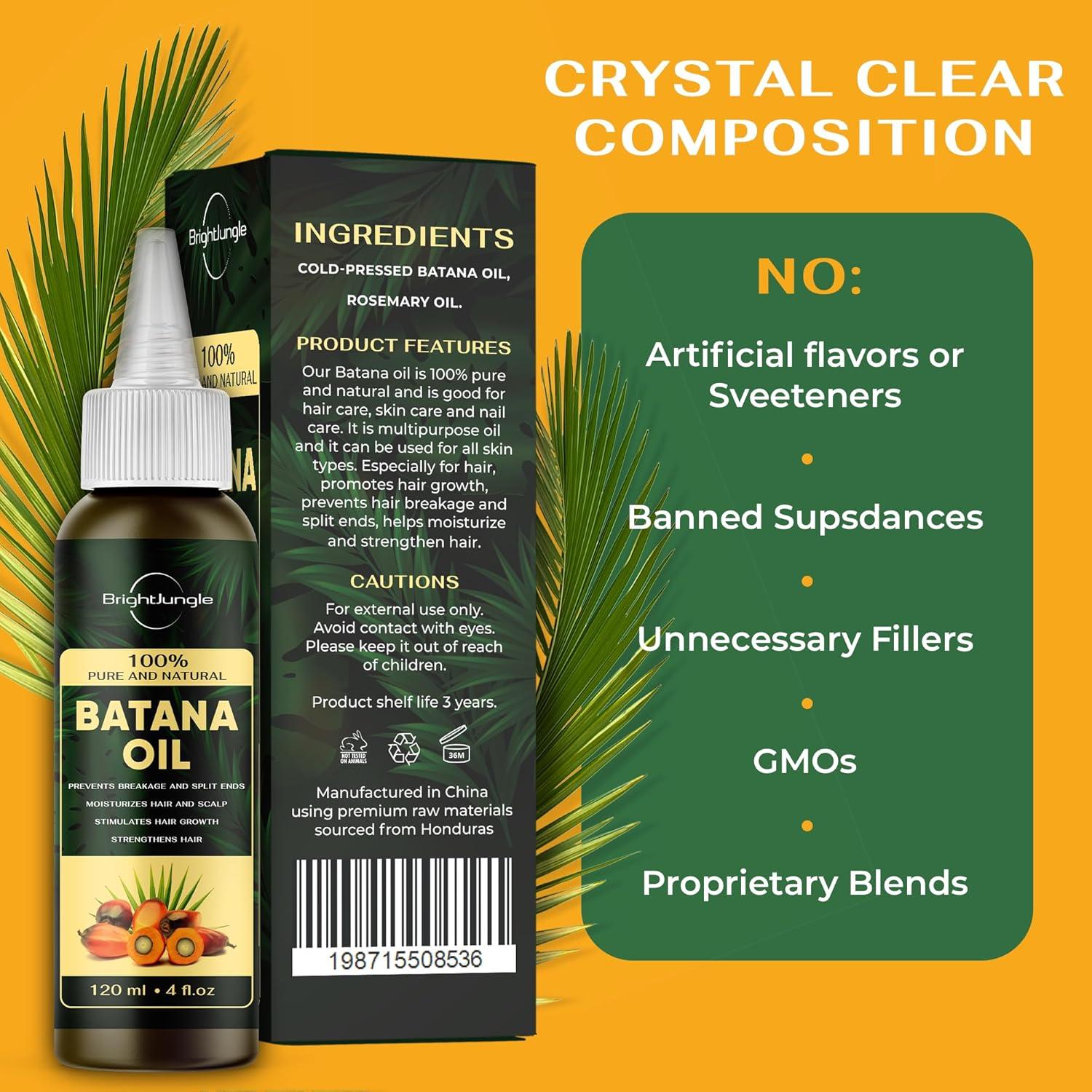 Aceite de Batana y Romero BrightJungle 118 ml - Crecimiento Cabello