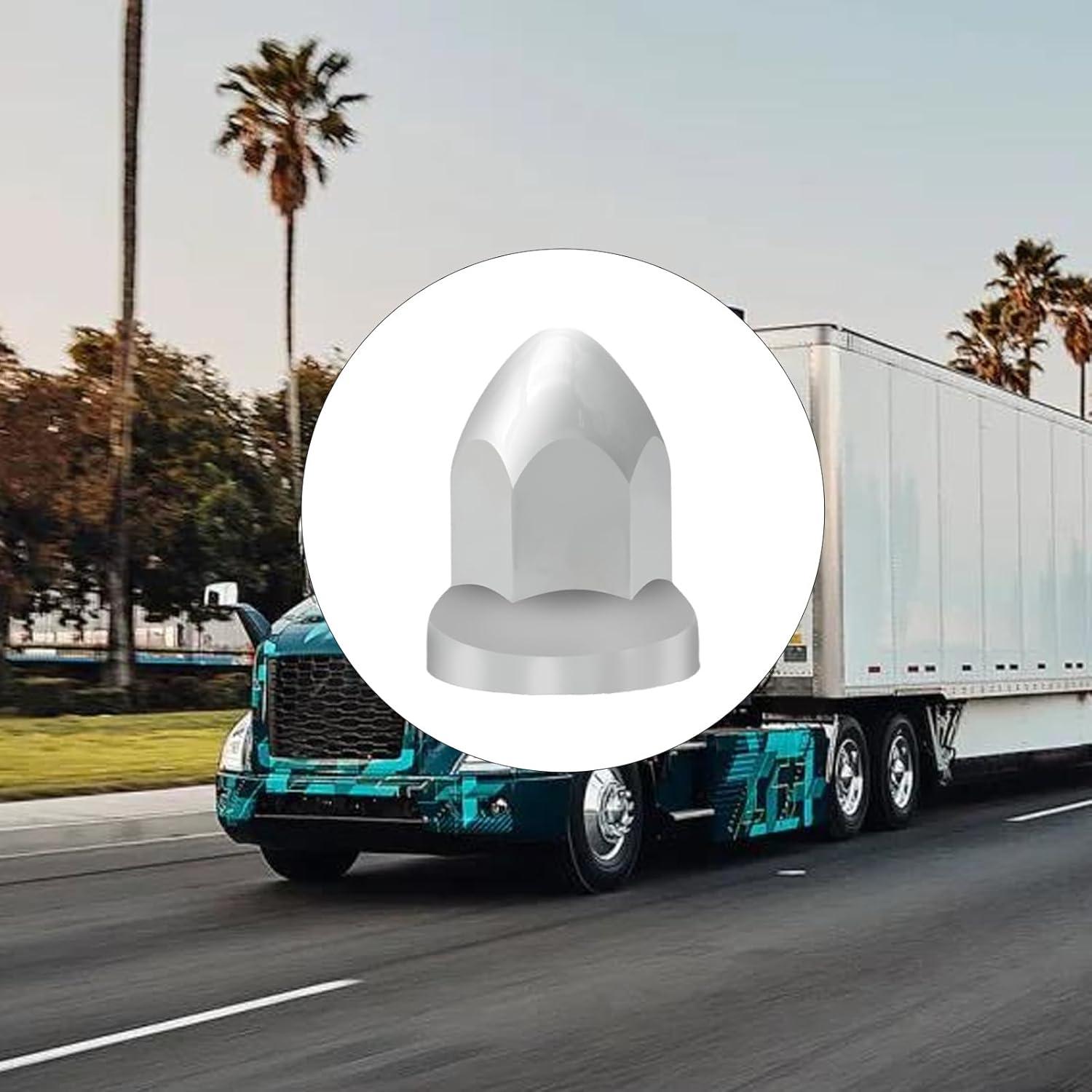 Cubiertas de Tuercas Cromadas VIKKSAER 33mm 60 Pcs con Brida