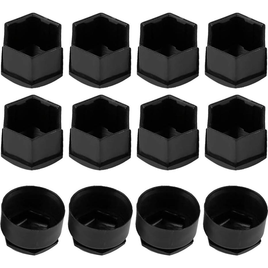 Cubiertas de Tuerca de Rueda Senyar 20pcs 17mm Anti-Robo Negro