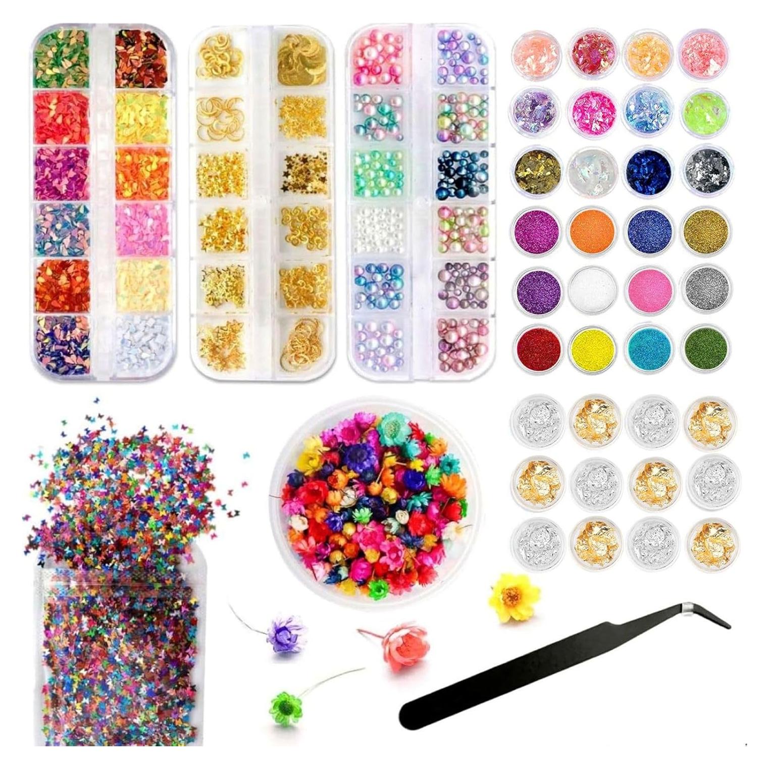 Kit de Accesorios de Resina UV CellLuck - 150 Piezas para DIY