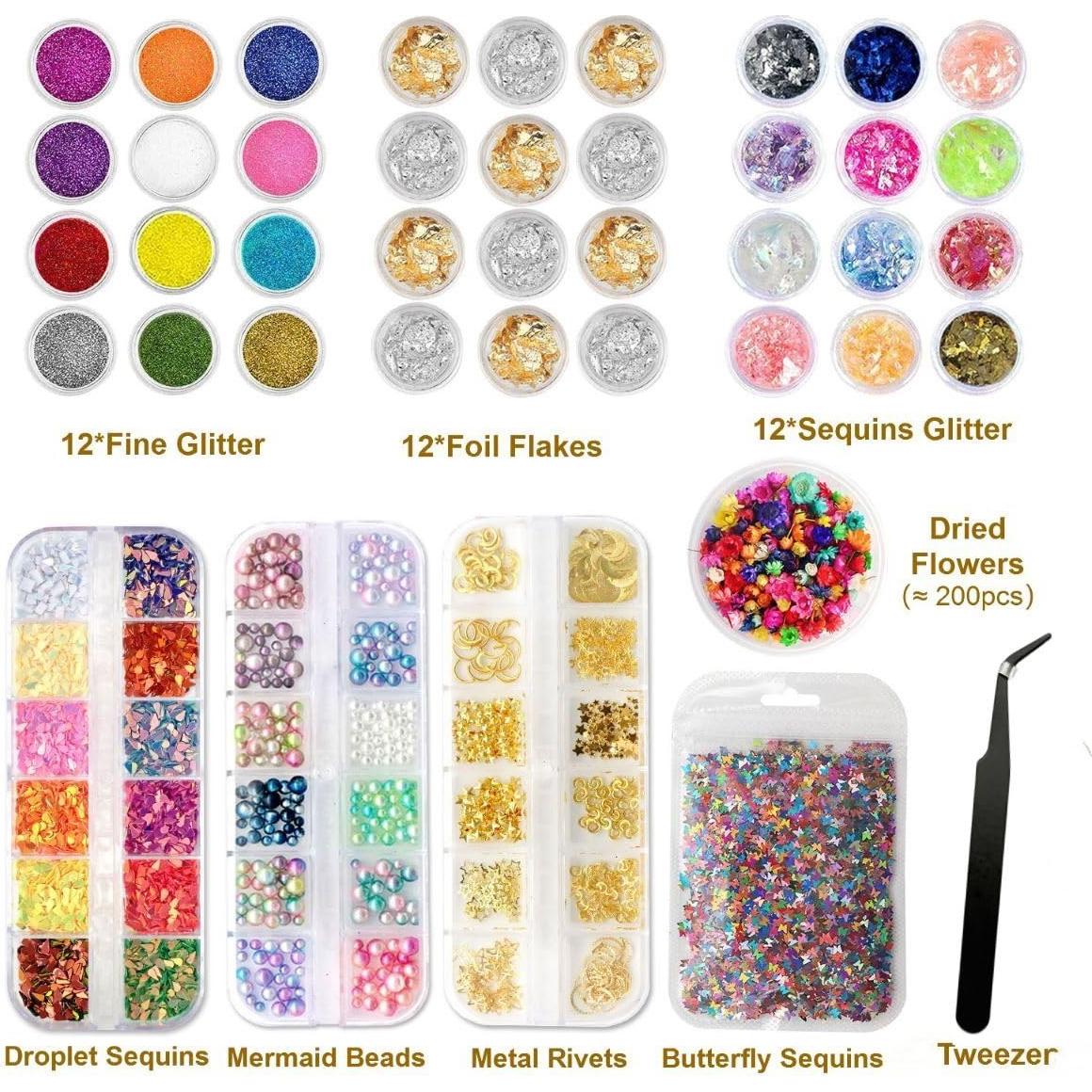 Kit de Accesorios de Resina UV CellLuck - 150 Piezas para DIY