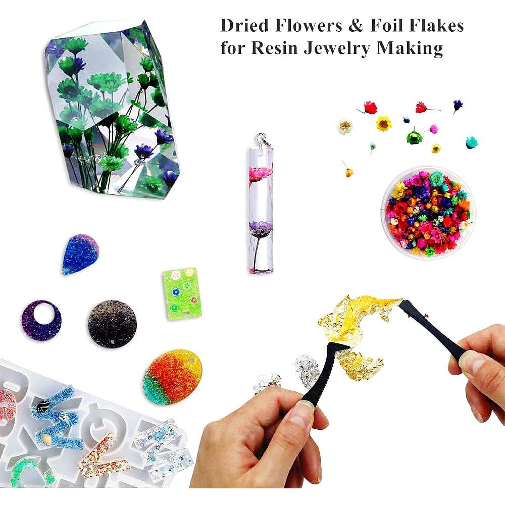 Kit de Accesorios de Resina UV CellLuck - 150 Piezas para DIY