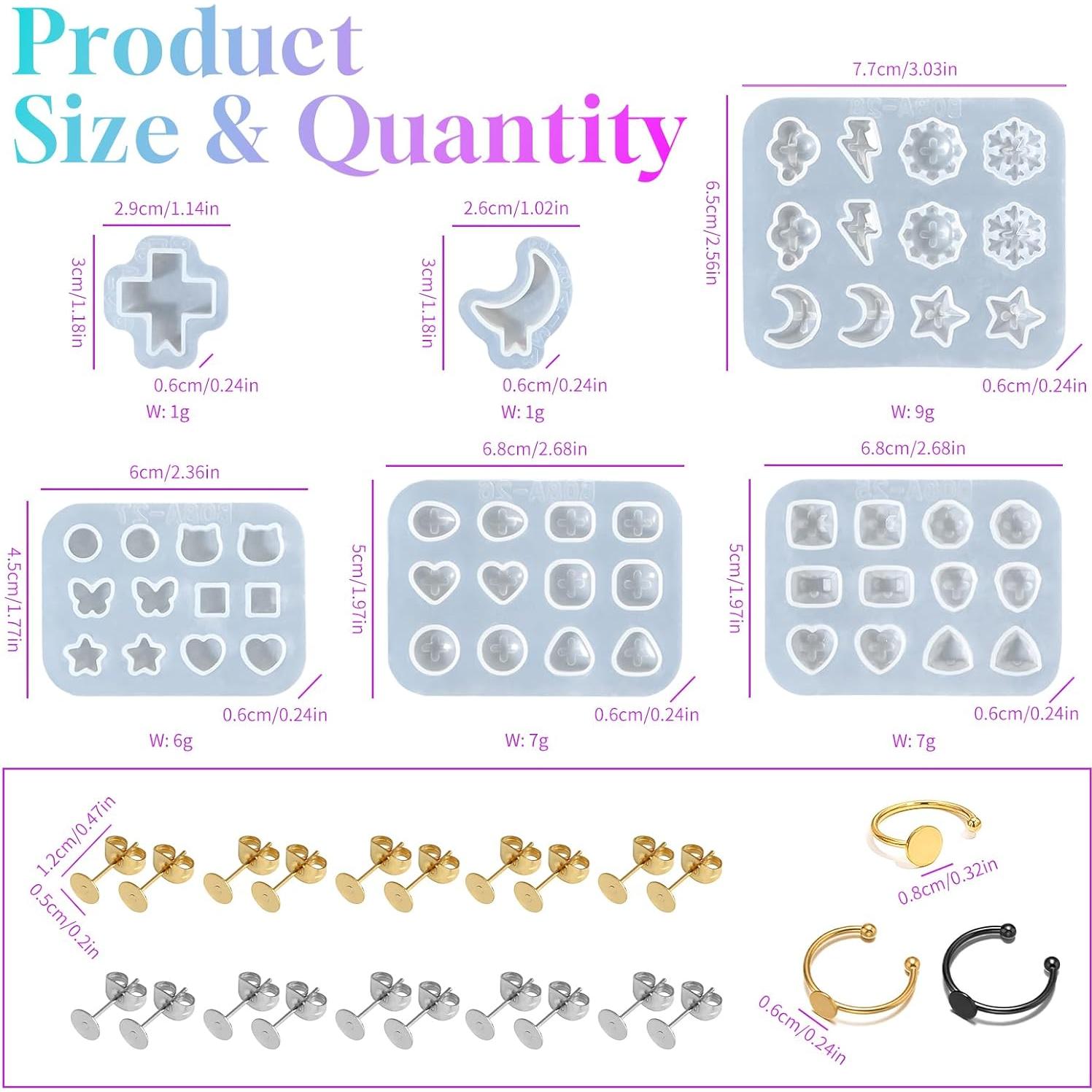 Set de Moldes de Resina para Joyería RESIN GO - 29 Piezas