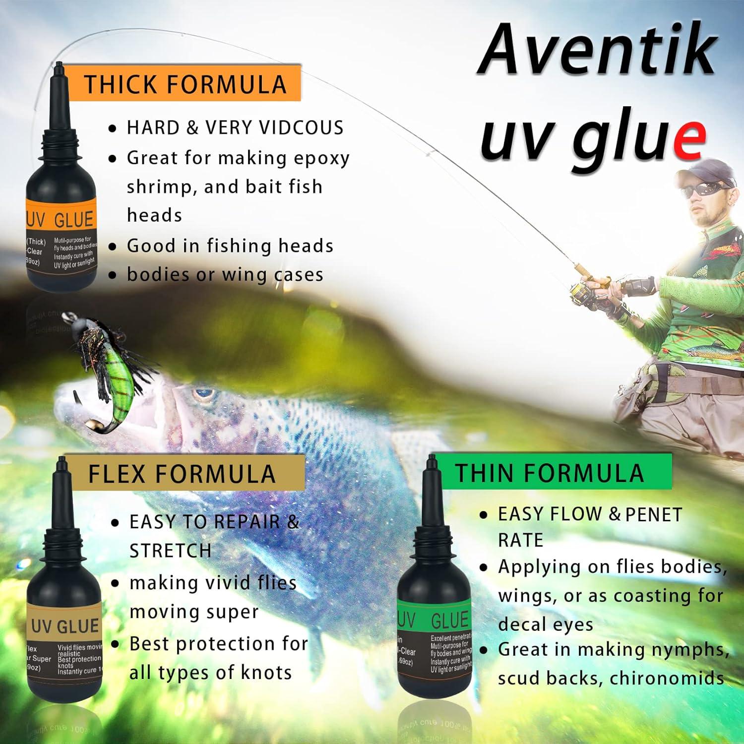 Pegamento UV Riverruns 20ml Grueso Delgado Flexible + Luz LED