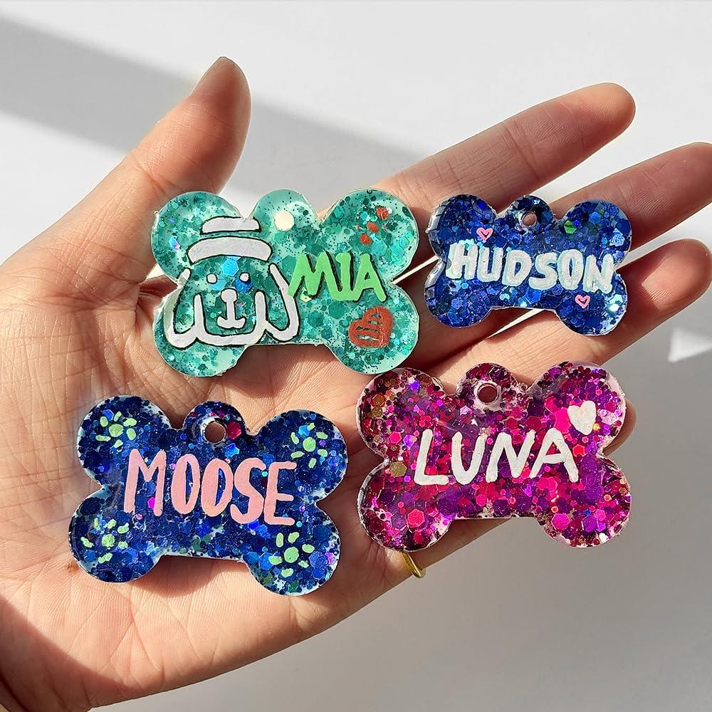 Moldes de Silicona ResinWorld para Etiquetas de Perro 16 Piezas