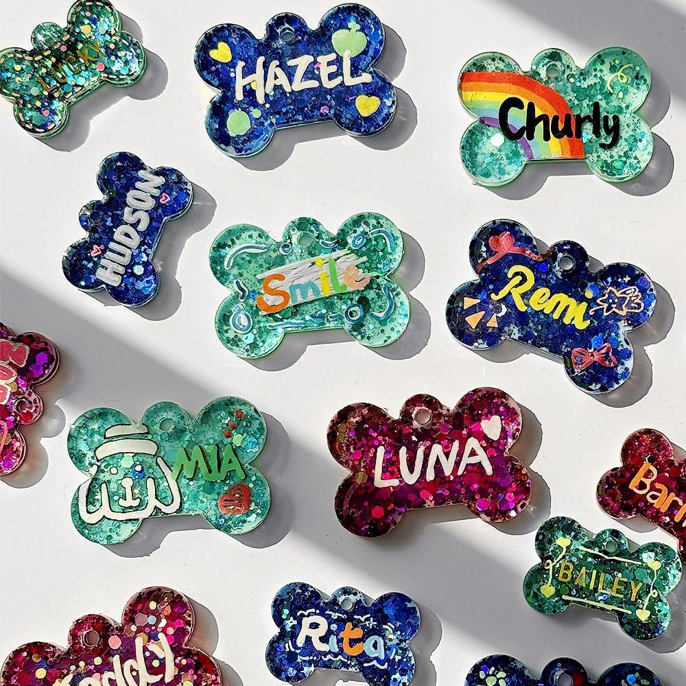 Moldes de Silicona ResinWorld para Etiquetas de Perro 16 Piezas