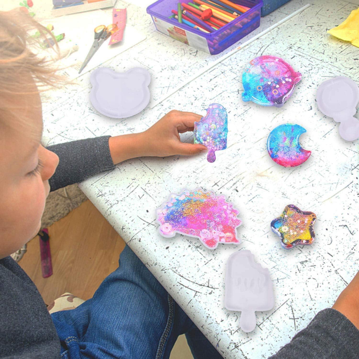 Set de Moldes de Resina Larcenciel 15 Piezas para DIY