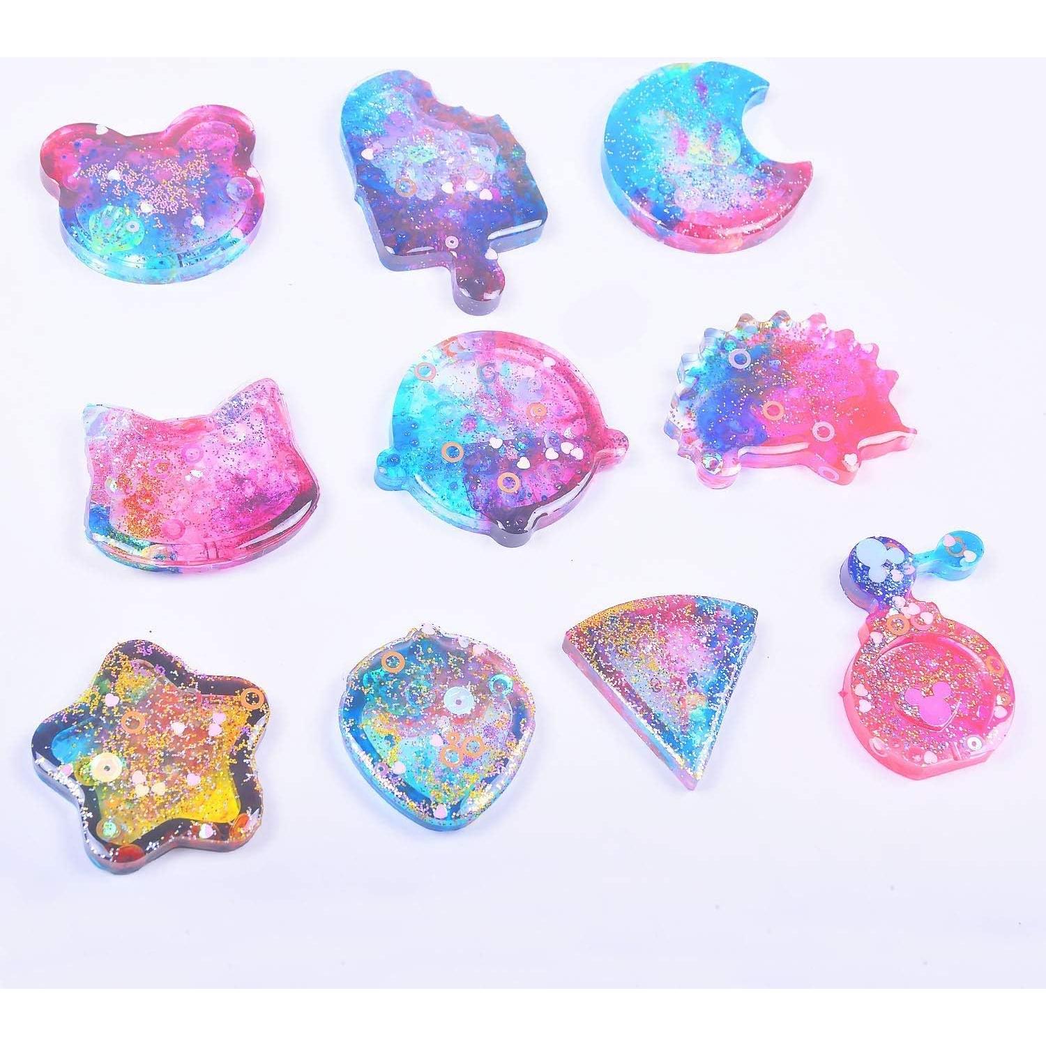 Set de Moldes de Resina Larcenciel 15 Piezas para DIY