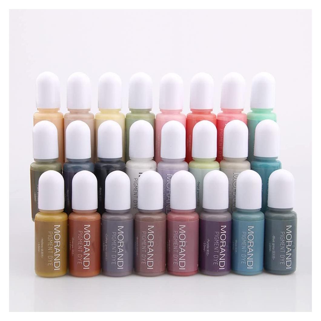 Kit de Pigmento de Resina Epóxica DIYcraft 24 Colores Morandi 240ml