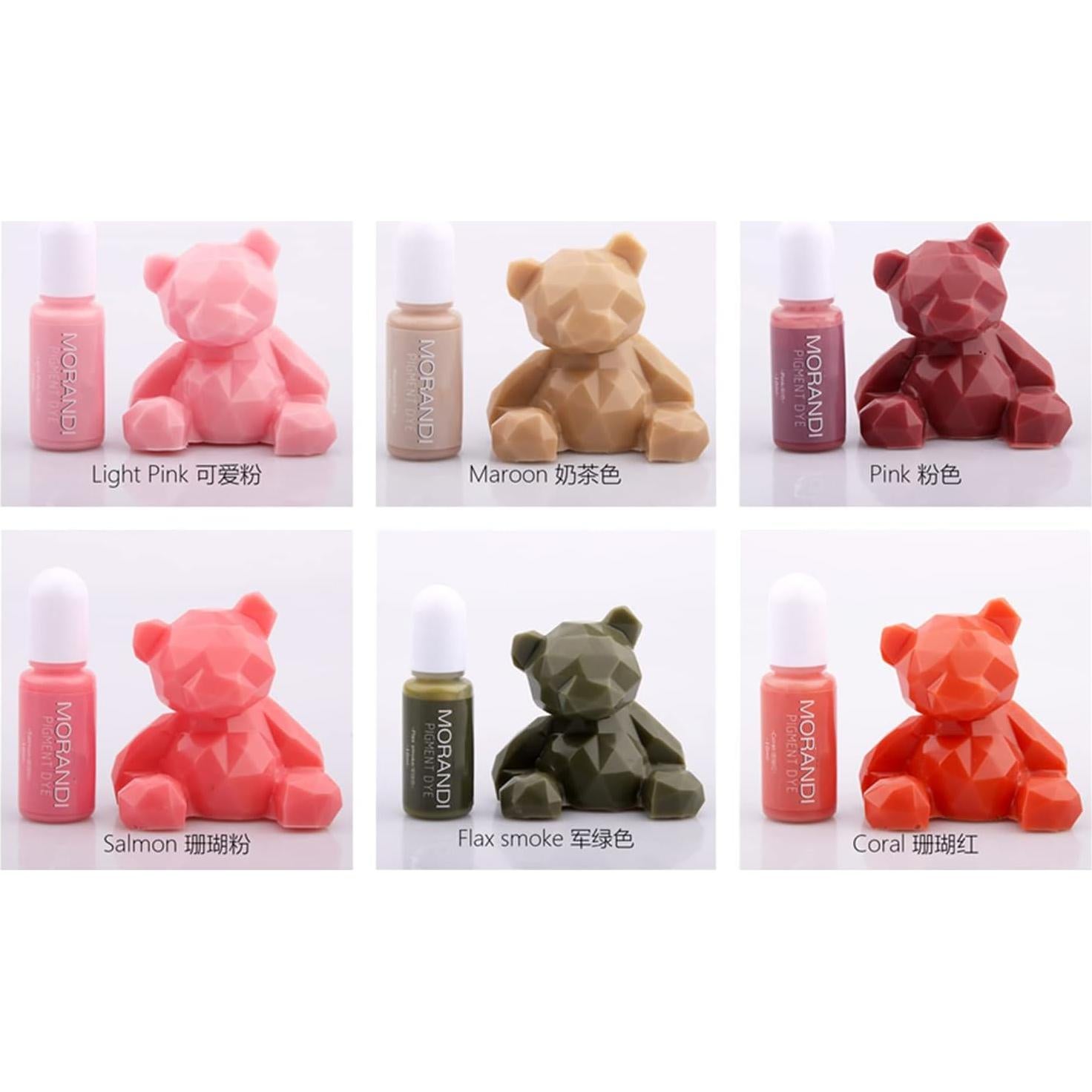 Kit de Pigmento de Resina Epóxica DIYcraft 24 Colores Morandi 240ml