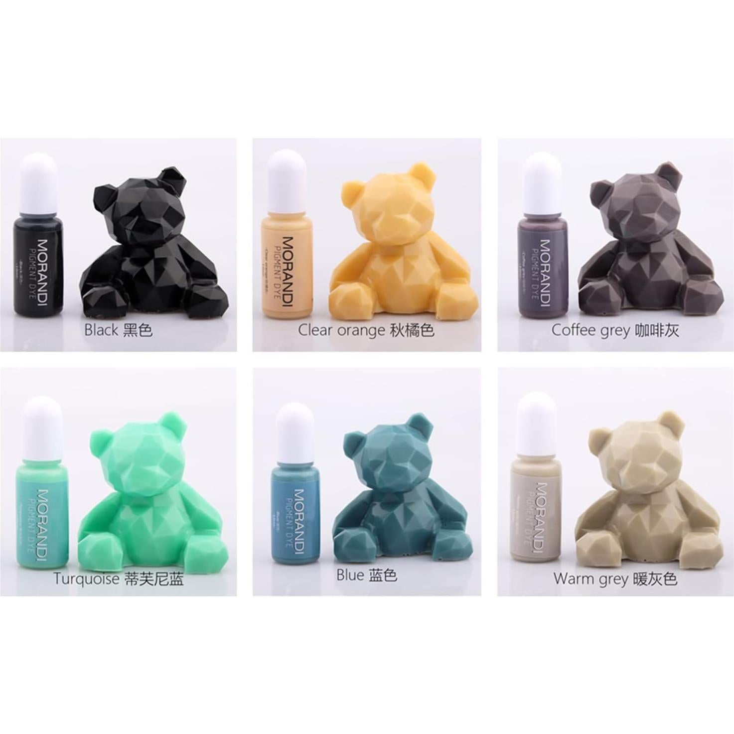 Kit de Pigmento de Resina Epóxica DIYcraft 24 Colores Morandi 240ml