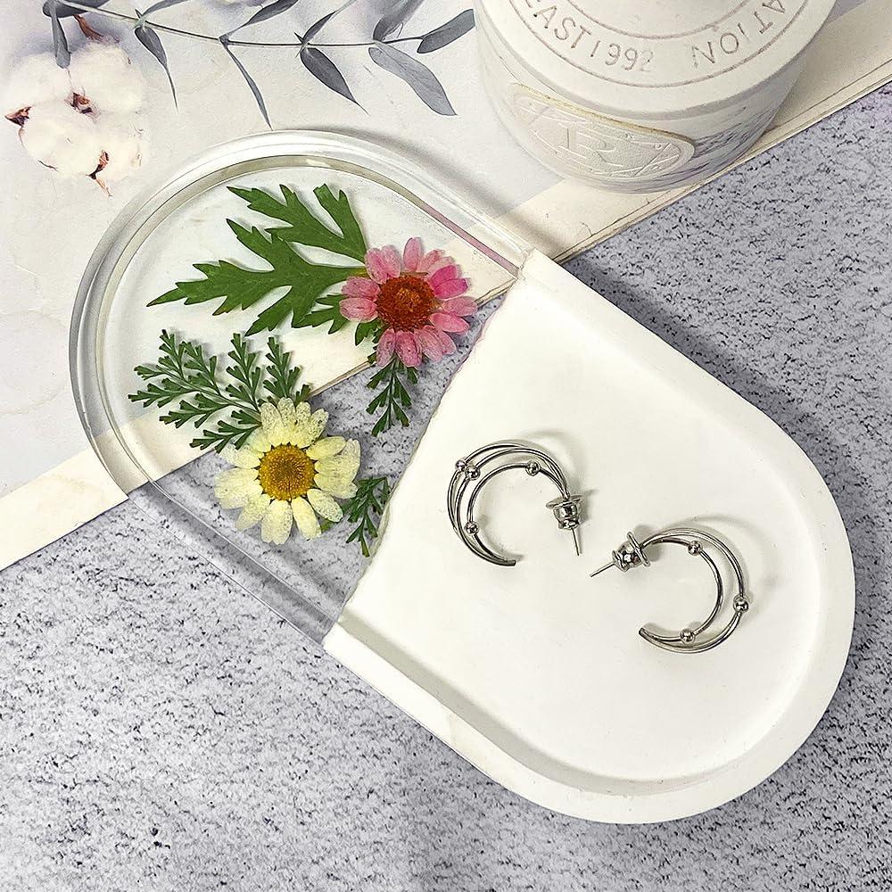 Juego de Moldes de Silicona Ovalados ResinWorld - 4 Tamaños