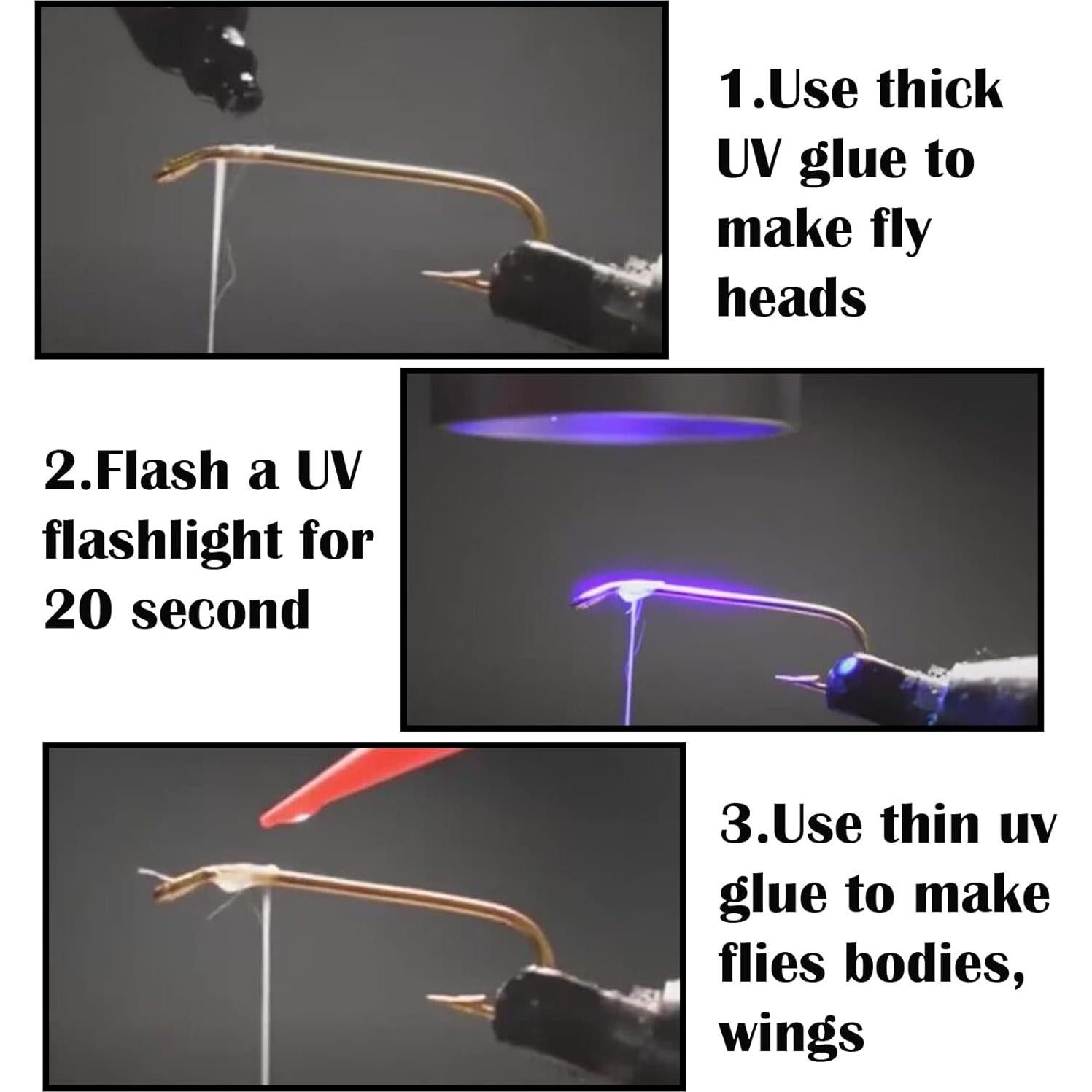 Resina UV Eupheng para Atar Moscas 3 en 1 - 19.84g