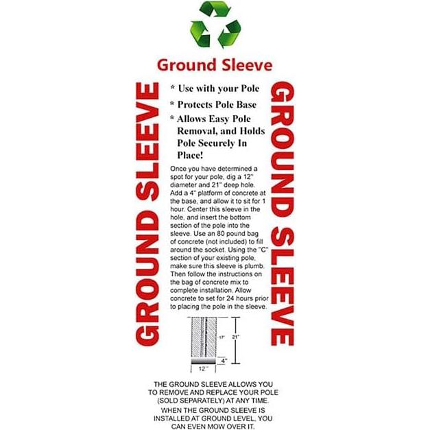 Poste Telescópico S&K para Casa de Martín Púrpura 4.57m