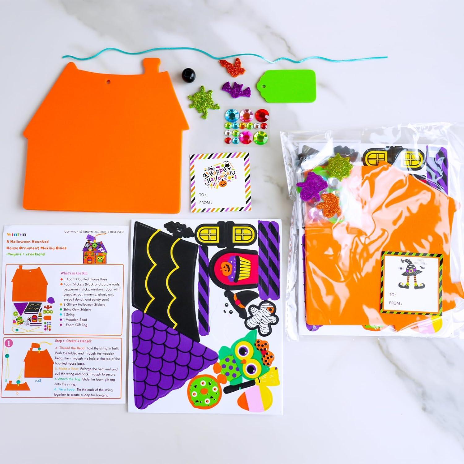 Kits de Manualidades de Halloween Winlyn - 24 Sets para Niños