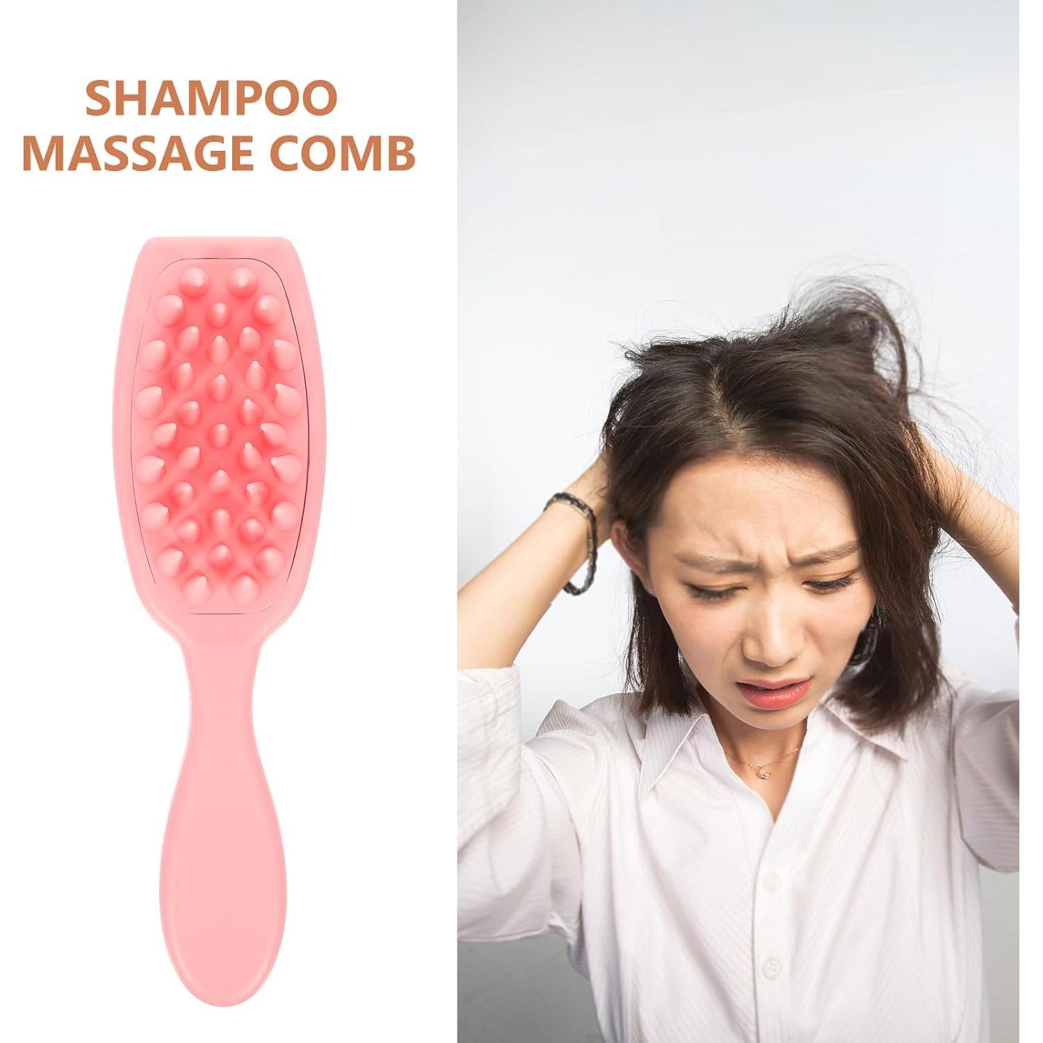 Cepillo Masajeador de Cuero Cabelludo FOMIYES Rosa 20.6x5.7cm