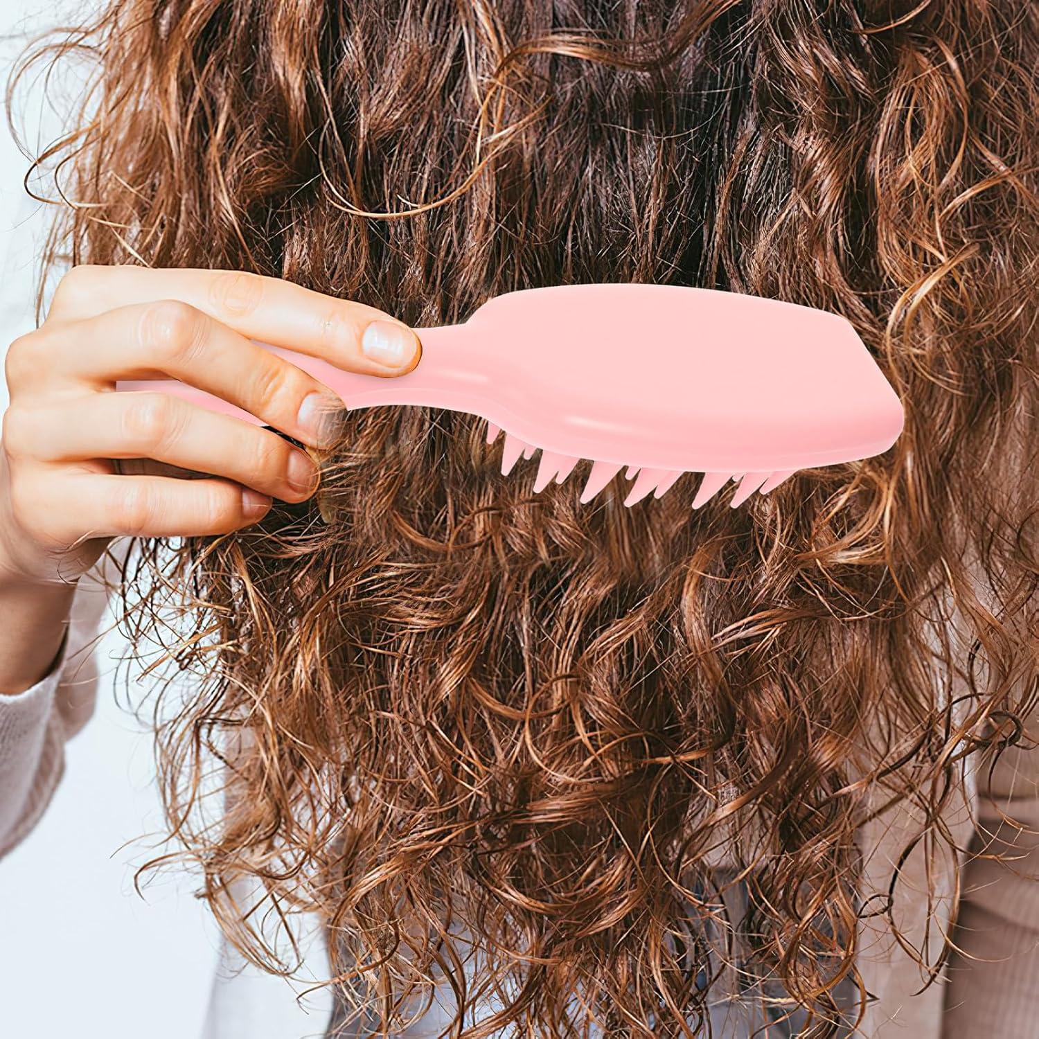 Cepillo Masajeador de Cuero Cabelludo FOMIYES Rosa 20.6x5.7cm