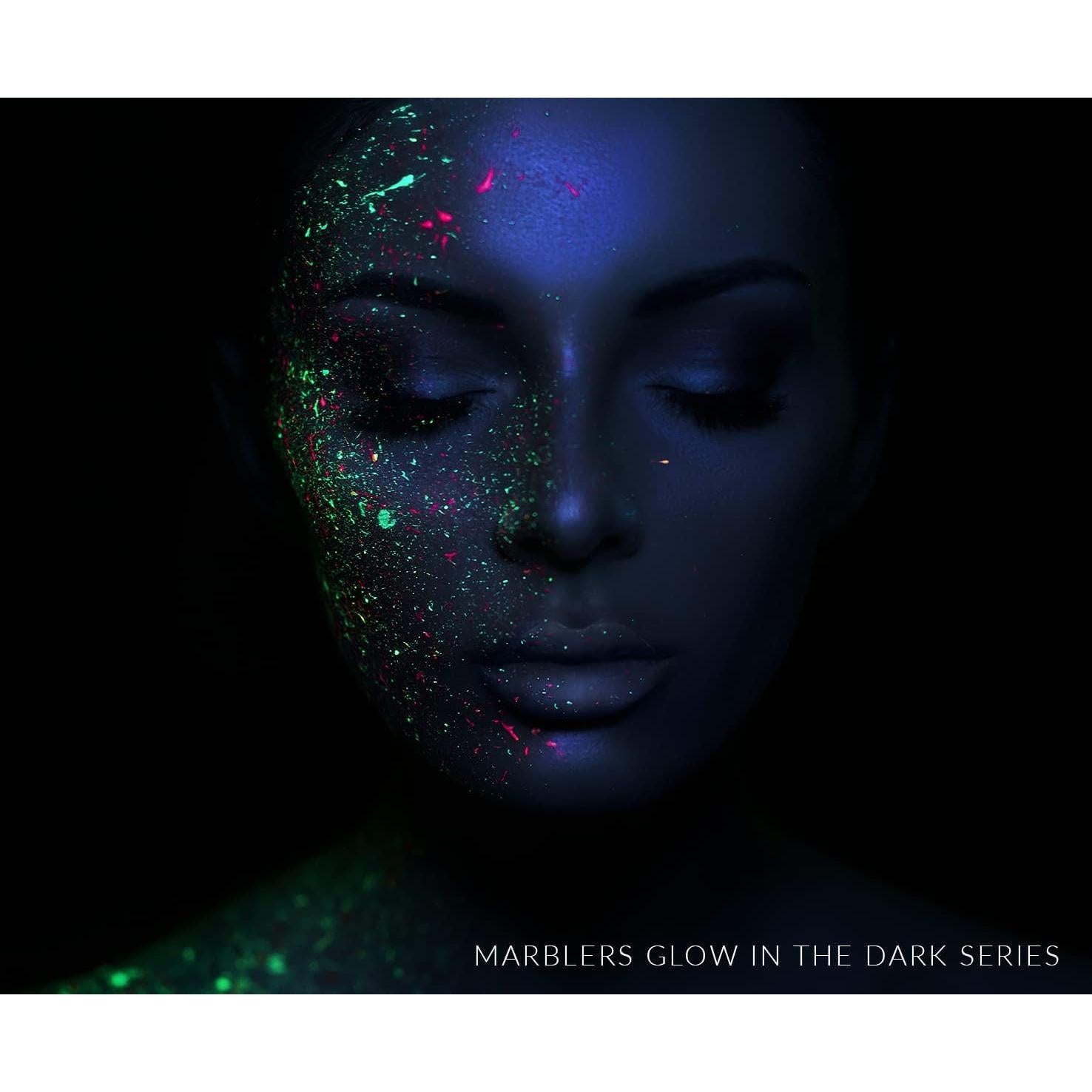 Polvo de Pigmento Brillante MARBLERS 140g - Brilla en la Oscuridad