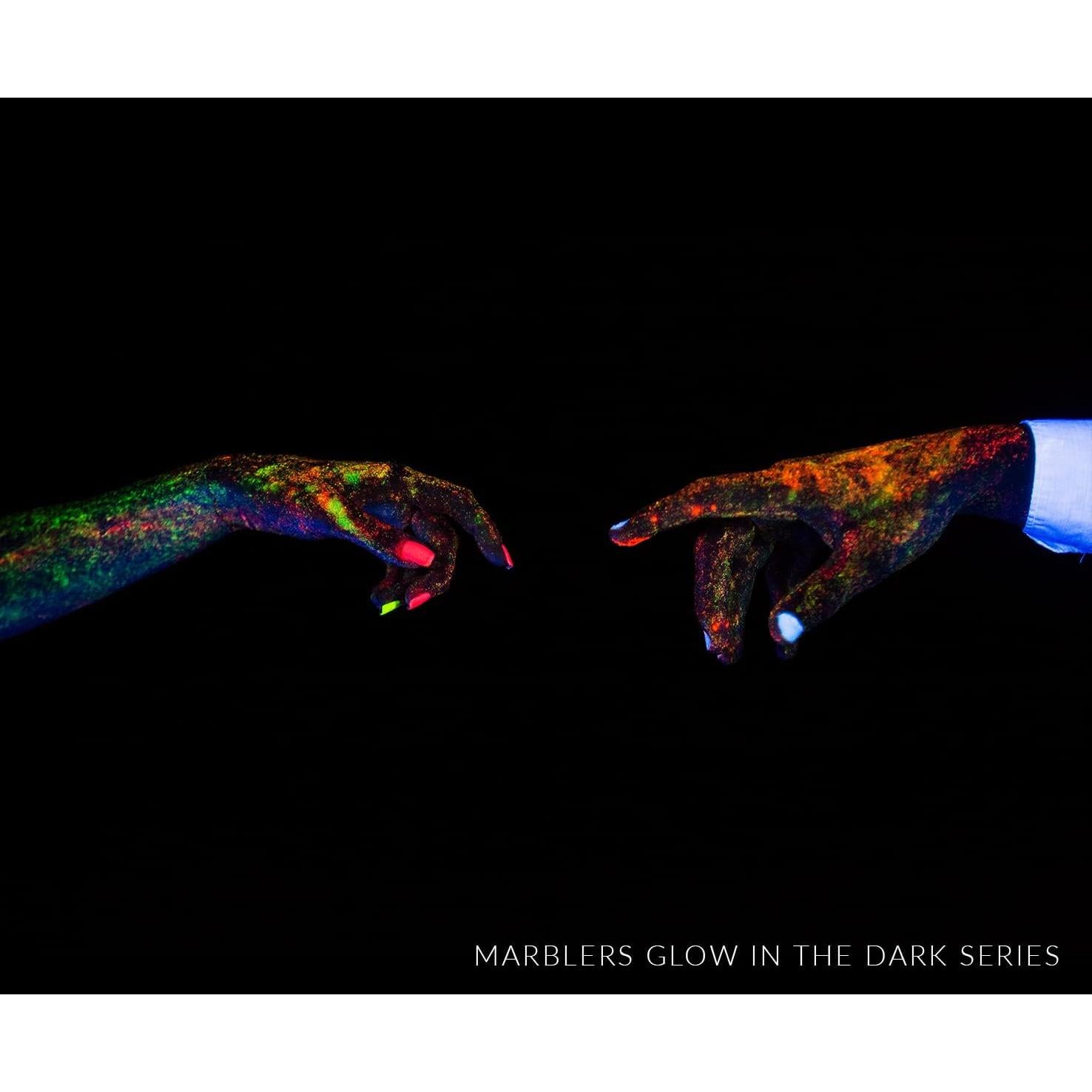 Polvo de Pigmento Brillante MARBLERS 140g - Brilla en la Oscuridad